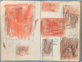 Pages from an album of Sketches for The Life of Our Lord Jesus Christ