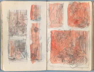 Pages from an album of Sketches for The Life of Our Lord Jesus Christ