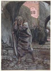 Peter Went Out and Wept Bitterly, illustration for The Life of Christ
