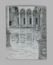 Portico of the Mosque of Mohamet-Ali, illustration from The Life of Our Lord Jesus Christ