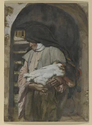 Saint Anne, illustration for The Life of Christ, c.1886-94