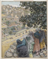 The Disciples Eat Wheat, illustration from The Life of Our Lord Jesus Christ