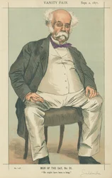 The Duke of Saldanha, He Might Have Been a King, Vanity Fair Cartoon, 2 September 1871