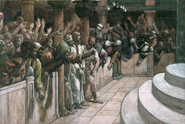 The False Witness, illustration for The Life of Christ