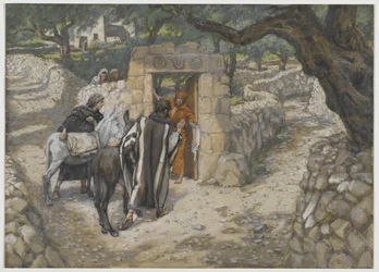 The Foal of Bethpage, illustration from The Life of Our Lord Jesus Christ