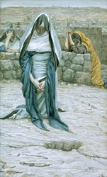The Holy Virgin in Old Age, illustration for The Life of Christ