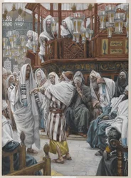 The Man with the Withered Hand, illustration from The Life of Our Lord Jesus Christ