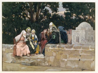 The Pharisees and the Herodians, illustration for The Life of Christ