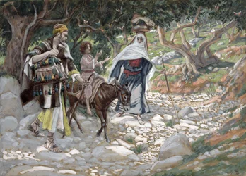 The Return from Egypt, illustration for The Life of Christ, c.1886-94