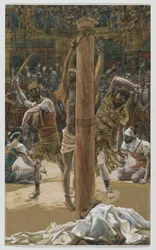 The Scourging on the Back, illustration from The Life of Our Lord Jesus Christ