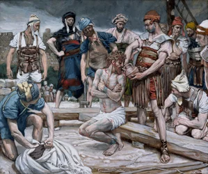 The Wine Mixed with Myrrh, illustration for The Life of Christ