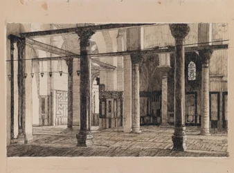 Transept of the Mosque of El-Aksa, illustration from The Life of Our Lord Jesus Christ