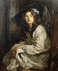 Girl Seated in a Chair