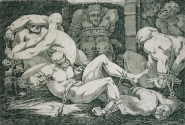 Ugolino and his Sons in the Tower of Famine, 18th century