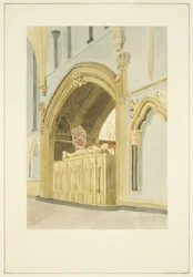 Tomb of Robert Fitzharding, Died 1170, in Bristol Cathedral