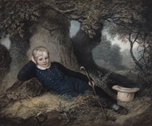 Edgeworth King, Lying Against a Tree
