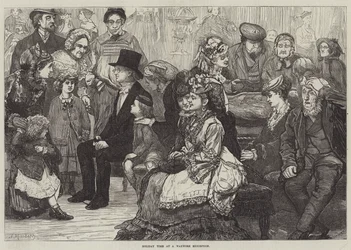 Holiday Time at a Waxwork Exhibition