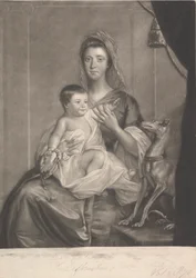 Lady Jane Cathcart (née Hamilton), and Her Son