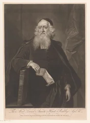 Portrait of Aaron Hart, The Most Learned Aaron Hart Rabby Aged 81