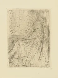 Impressions from Cancelled Plates by Whistler - Maude, Seated
