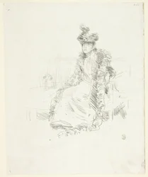 A Lady Seated