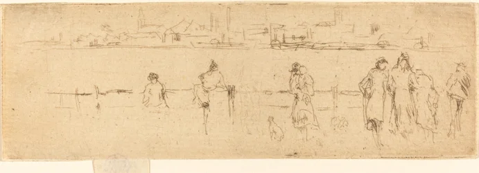 A Sketch on the Embankment