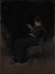 Arrangement in Black: Girl Reading