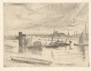 Battersea Dawn (Cadogan Pier), from the Thames Set