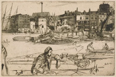 Black Lion Wharf, from the Thames Set