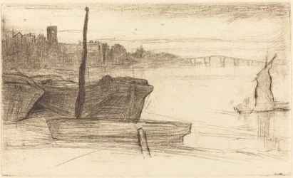 Chelsea Bridge and Church