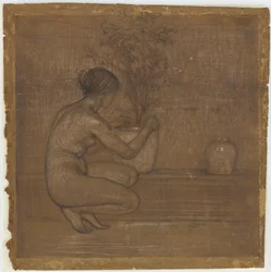 Crouching Figure (detail)