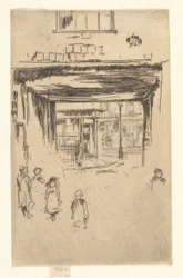 Drury Lane, from the Second Venice Set (A Set of Twenty-six Etchings)