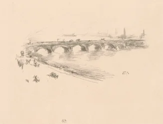 Evening, Little Waterloo Bridge