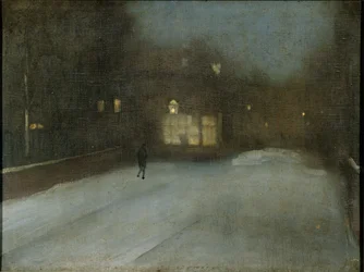 Grey and Gold - Snow in Chelsea
