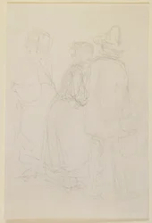 Group of Three Standing Figures