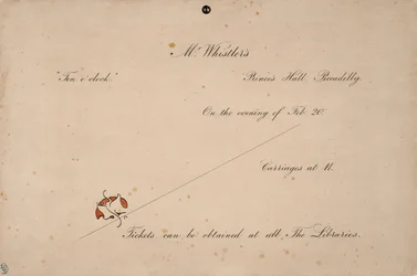 Invitation to Mr. Whistler