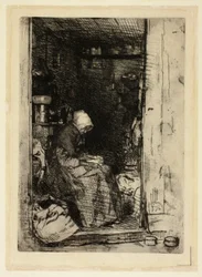 The Old Woman with Rags