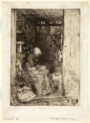 The Old Woman with Rags