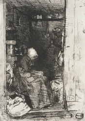 The Old Woman in Rags
