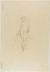 Nude Model, Standing