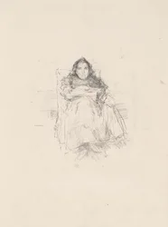 Portrait Study: Mrs. Philip, No. 3 (recto) Portrait Study: Geneviève Mallarmé (verso)