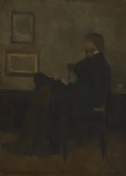 Study for "Arrangement in Grey and Black, No. 2: Portrait of Thomas Carlyle"