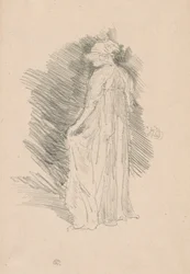 The Draped Figure, Back View
