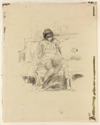 The Draped Figure, Seated