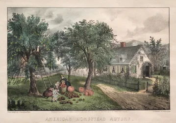 American Homestead, Autumn, 1869