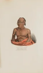 Ash-e-taa-na-quet, a Celebrated Chippeway Chief, from The Aboriginal Portfolio