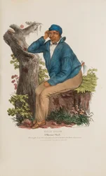 BILLY SHANE; A Shawnee Chief, from The Aboriginal Portfolio
