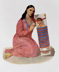 Chippeway Mother and Child, illustration from 