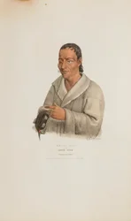 KE-WA-DIN or the North Wind; A Chippeway Chief, from The Aboriginal Portfolio