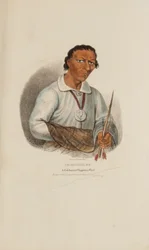 PE-SCHICK-EE; A Celebrated Chippeway Chief, from The Aboriginal Portfolio